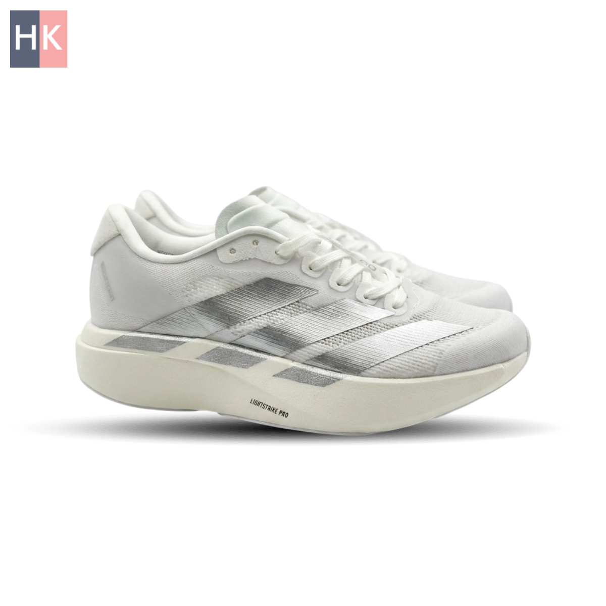 کتونی آدیداس آدیزیرو ایوو اس ال سفید و نقره ای ( Adidas Adizero EVO SL )