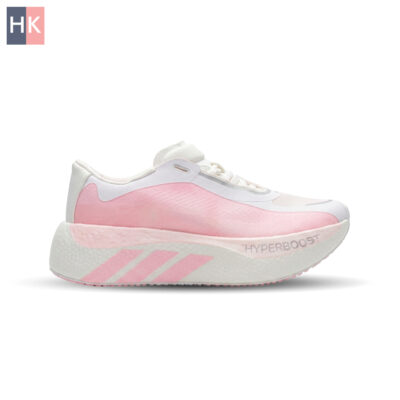 کتونی زنانه آدیداس هایپر بوست سفید و صورتی ( Adidas Hyper Boost Edge )